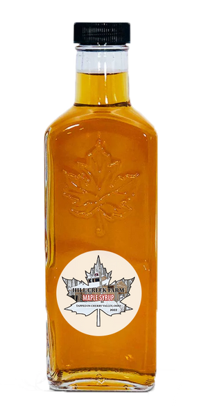 Open image in slideshow, Folia Glass with Etched Maple Leaf Maple Syrup

